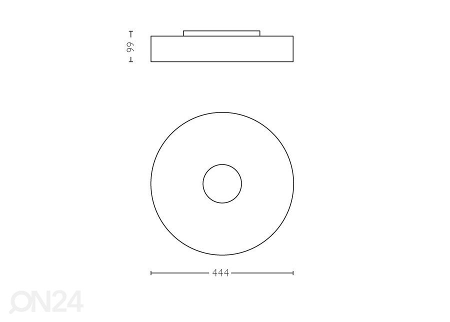 Hue White ambiance Fair nutikas laevalgusti 1x33,5 W valge puldiga suurendatud