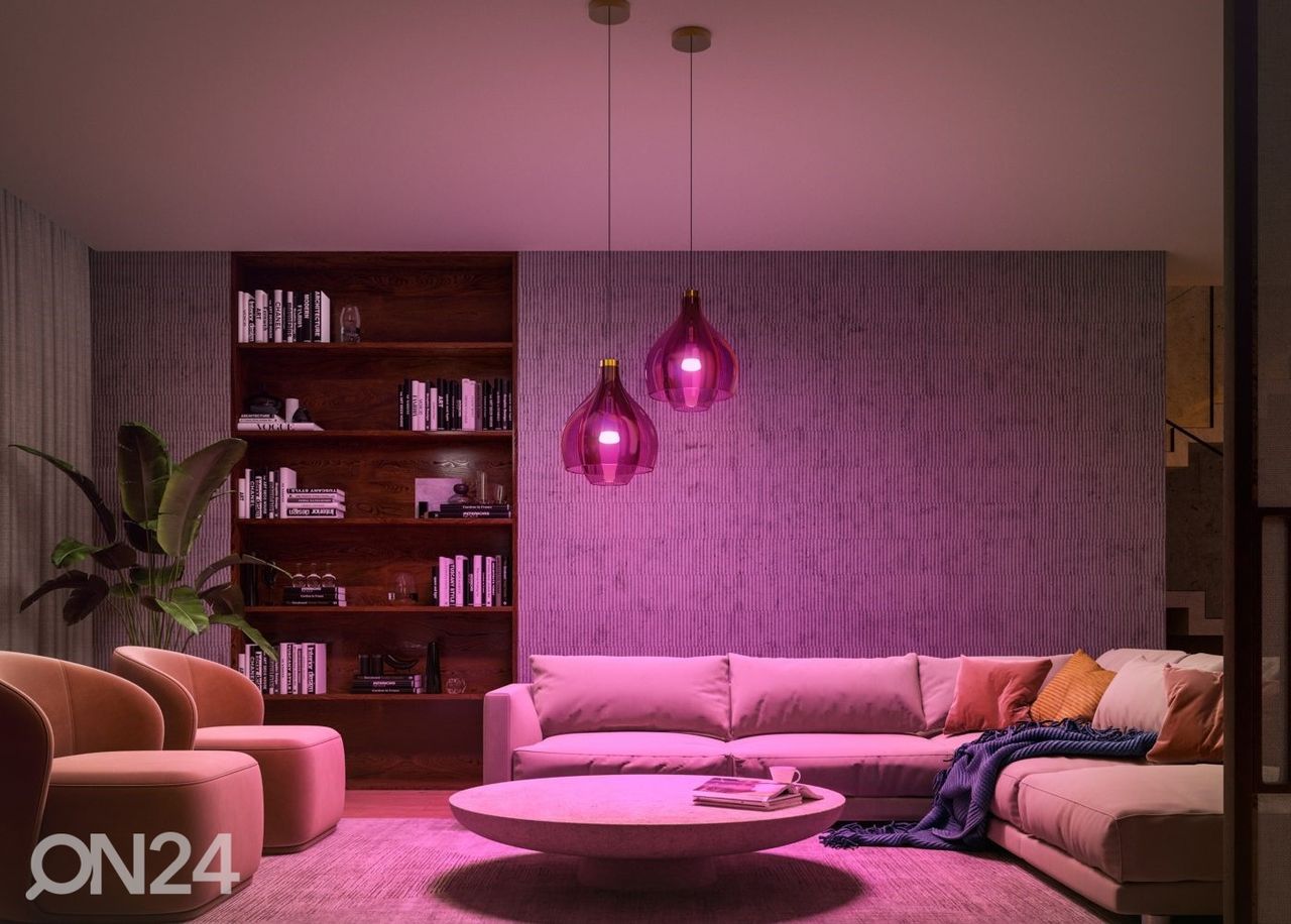 Hue White and Color ambiance elektripirnid 6,5 W E27 A60 kolmene pakk suurendatud