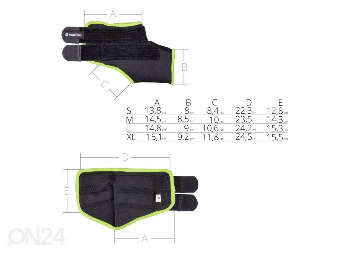 Hüppeliigese tugiside magnetic bamboo inSPORTline suurendatud