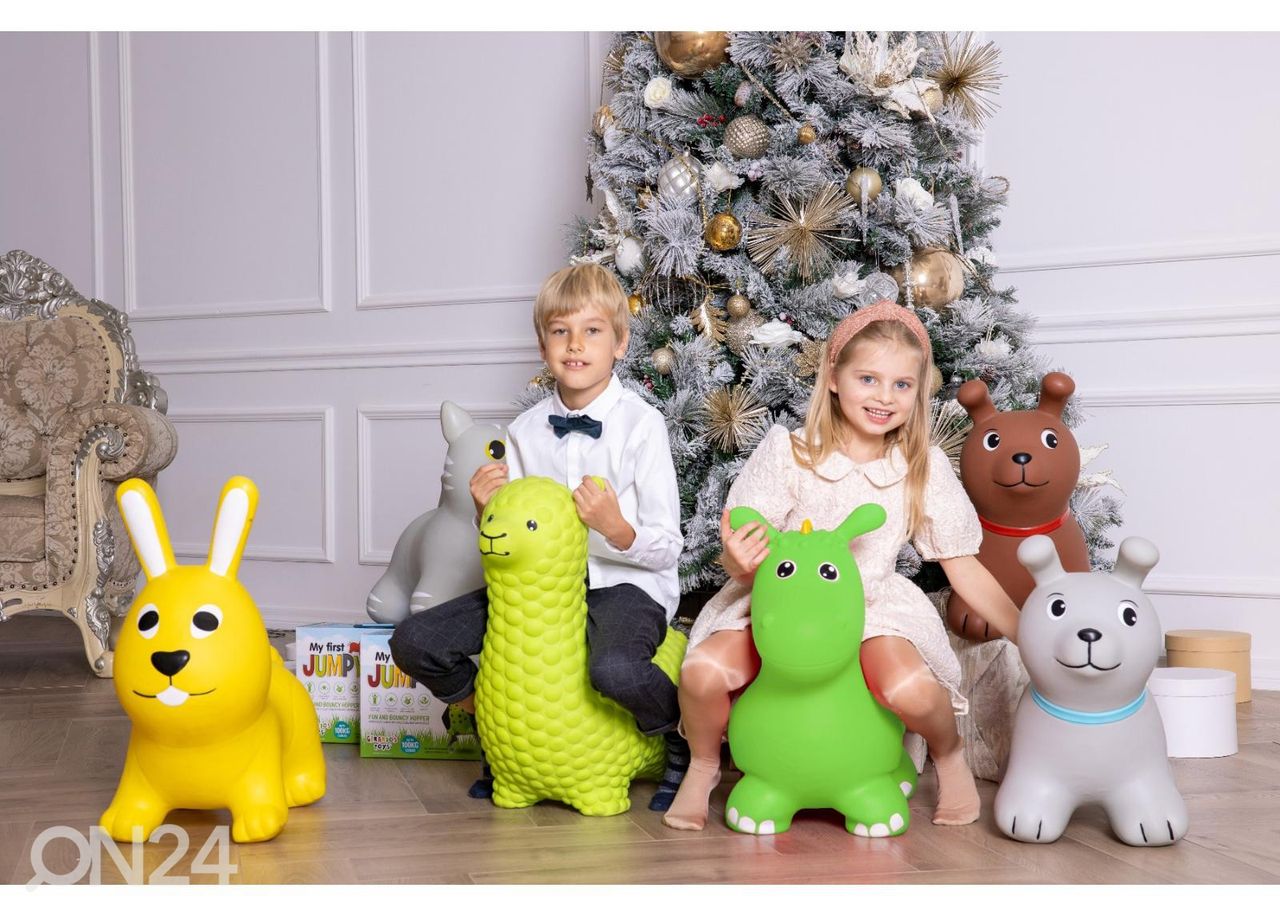Hüppeloom Jumpy Draakon roheline Gerardo's Toys suurendatud
