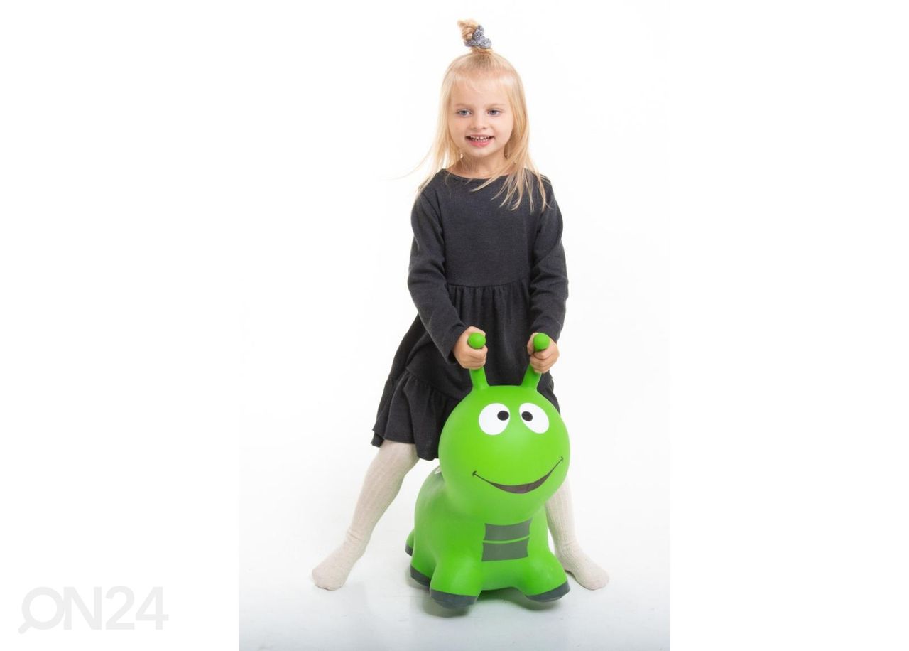 Hüppeloom Jumpy Ussike roheline Gerardo's Toys suurendatud