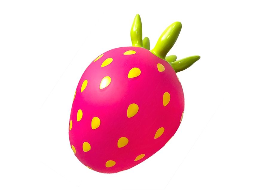 Hüppepall Jumpy Fruits maasikas suurendatud