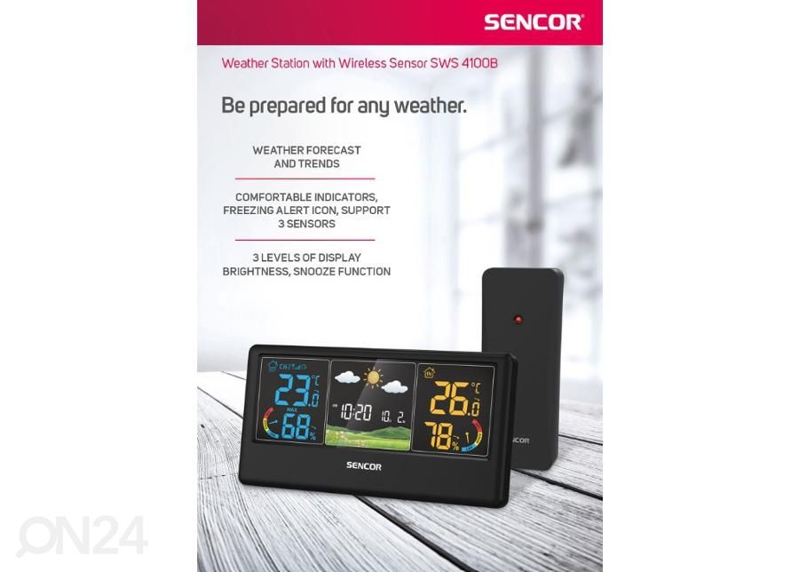 Ilmajaam Sencor SWS4100B, must suurendatud