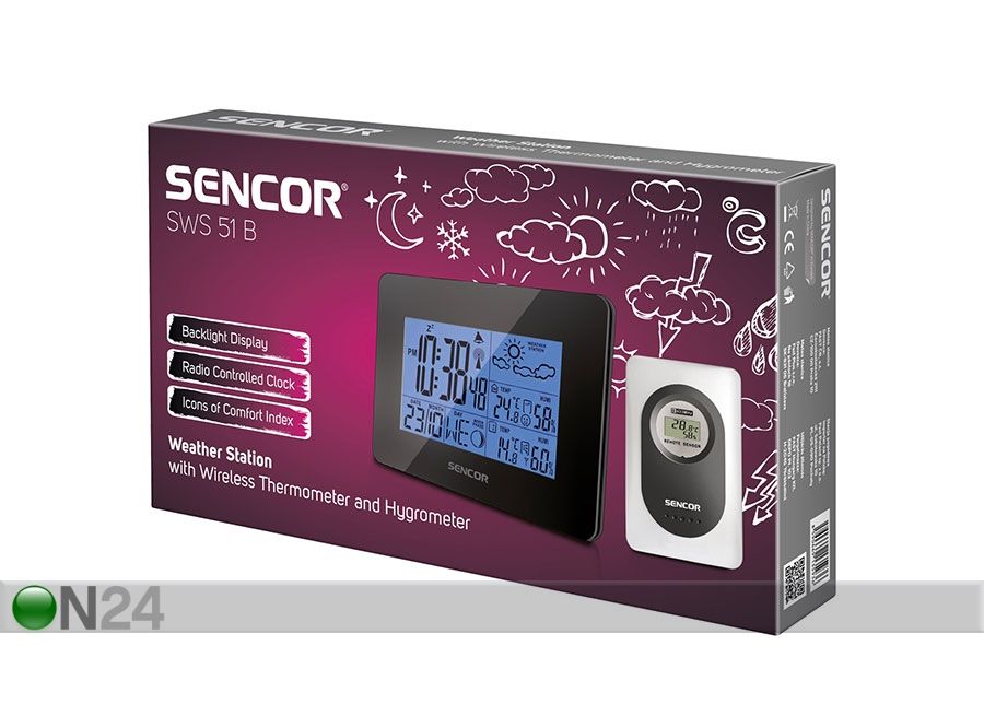 Ilmajaam Sencor SWS51B suurendatud