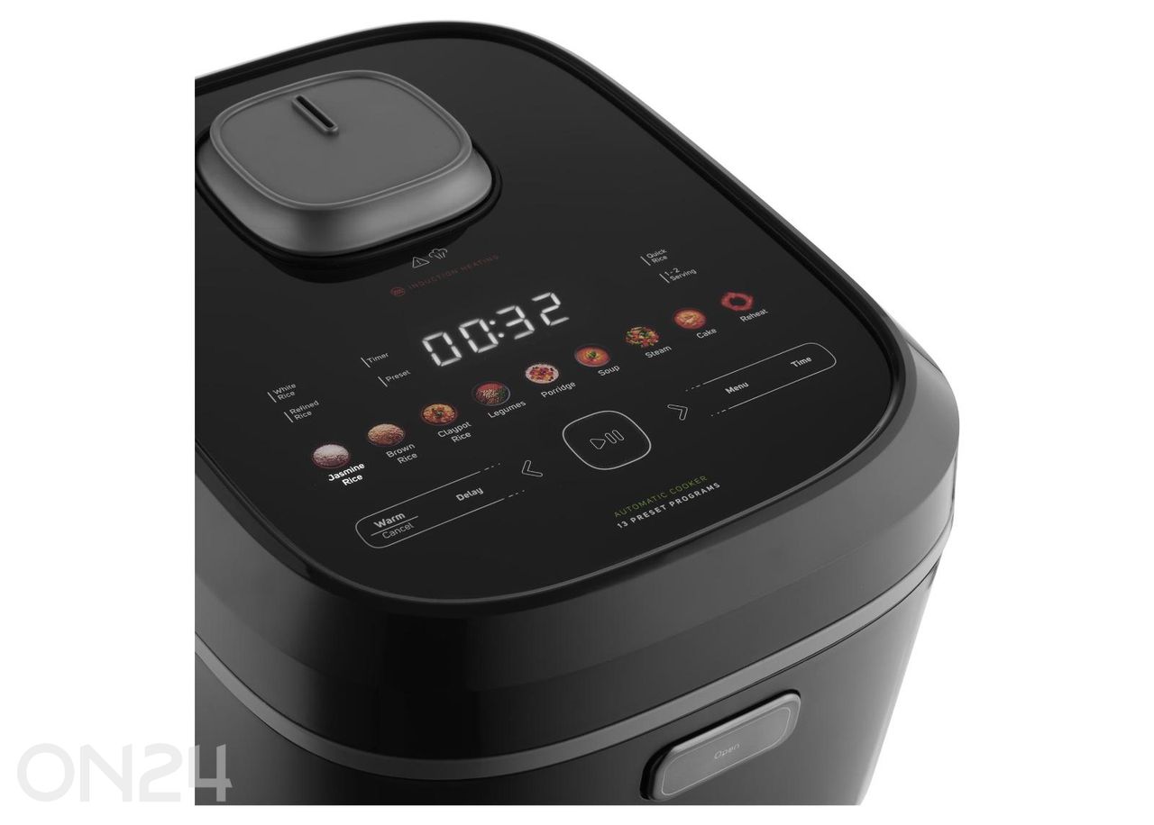 Induktsioonkuumutusega riisikeetja Sencor SRM3900BK suurendatud