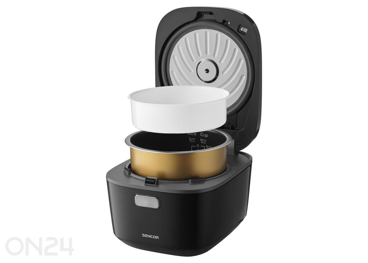 Induktsioonkuumutusega riisikeetja Sencor SRM3900BK suurendatud