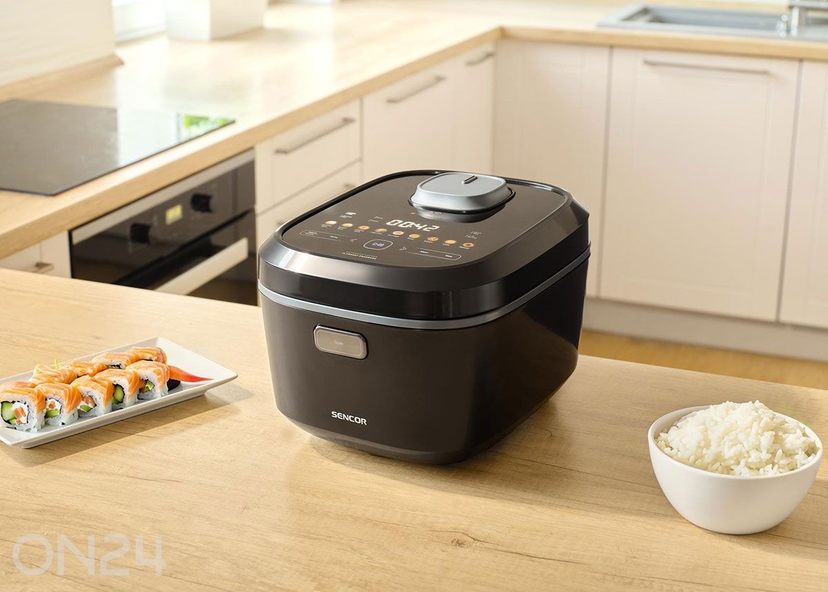 Induktsioonkuumutusega riisikeetja Sencor SRM3900BK suurendatud