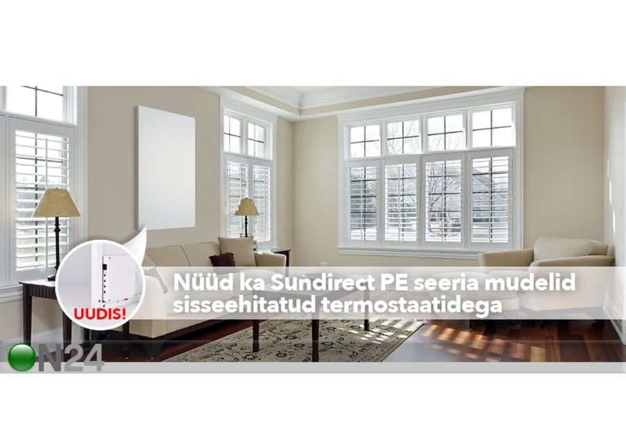 Infrapuna küttepaneel pildiga PE-Plus 600 W suurendatud
