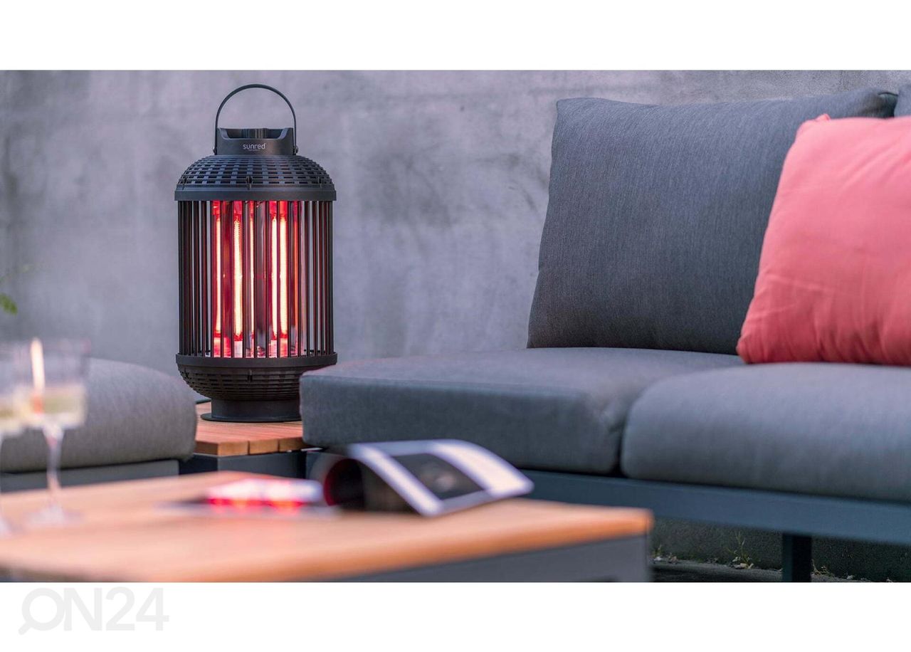 Infrapuna soojuskiirgur Sunred Indox Dark Table 1200 W suurendatud