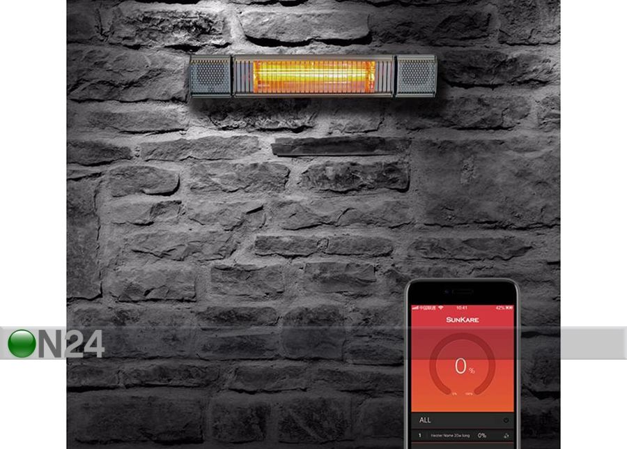 Infrapuna soojuskiirgur Veltron Premium 200KB 2 kW suurendatud