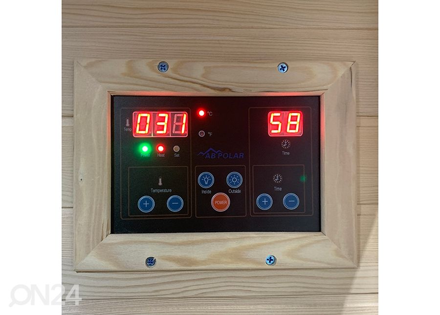 Infrapunasaun neljale inimesele, valge suurendatud