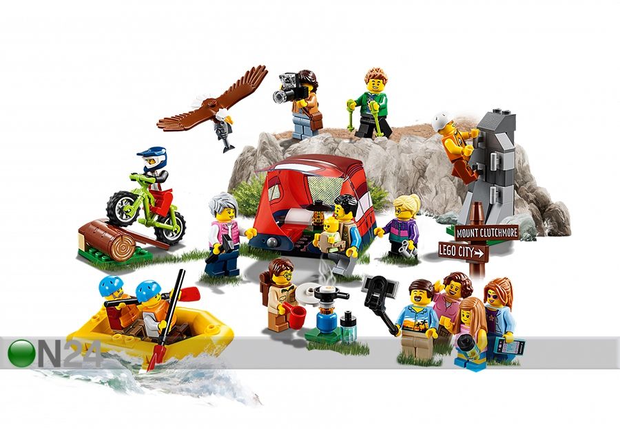 Inimeste komplekt LEGO City suurendatud