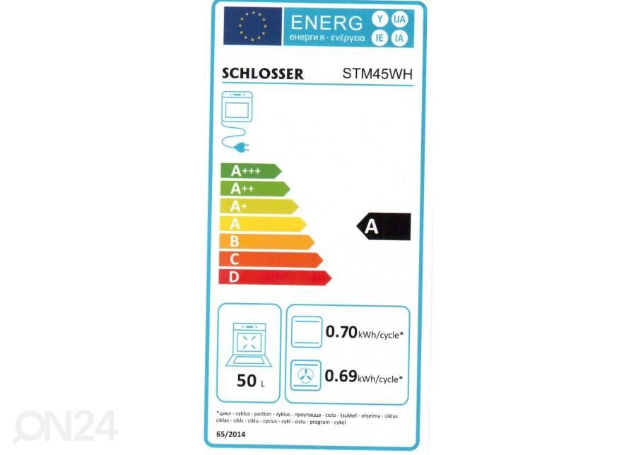 Integreeritav ahi Starkke STM45WH suurendatud