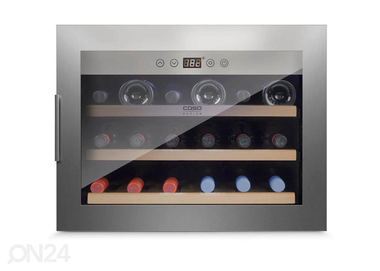 Integreeritav veinikülmik Caso WineSafe 18 EB INOX, 629 suurendatud
