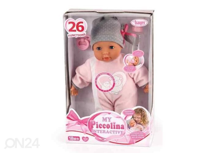 Interaktiivne nukk Piccolina, 38 cm suurendatud