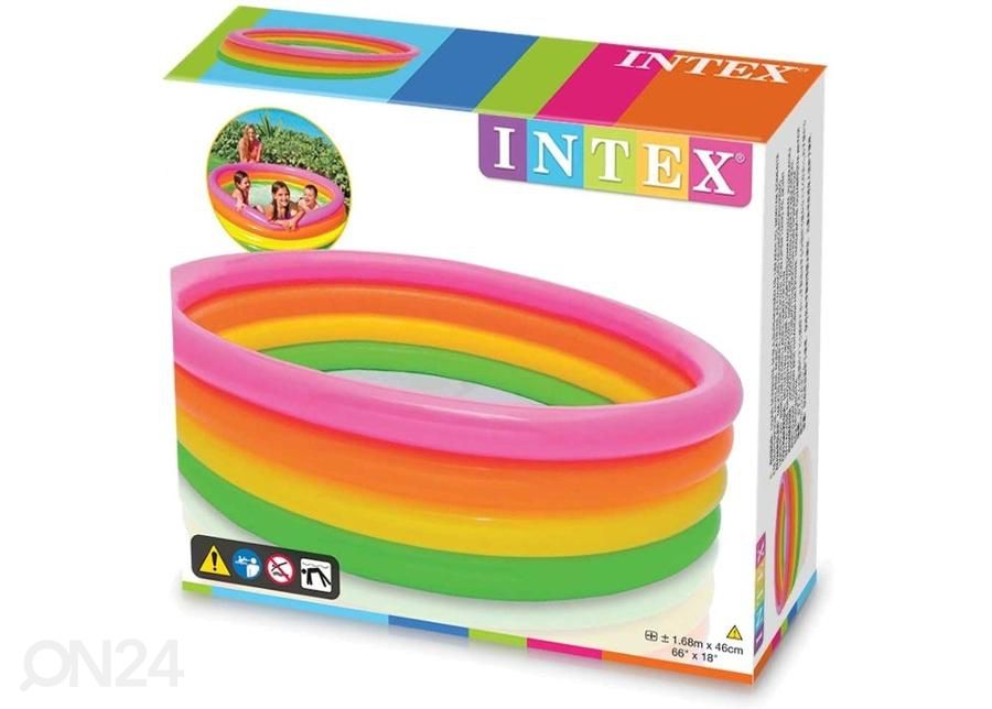 Intex bassein täispuhutav 168 x 46 cm suurendatud