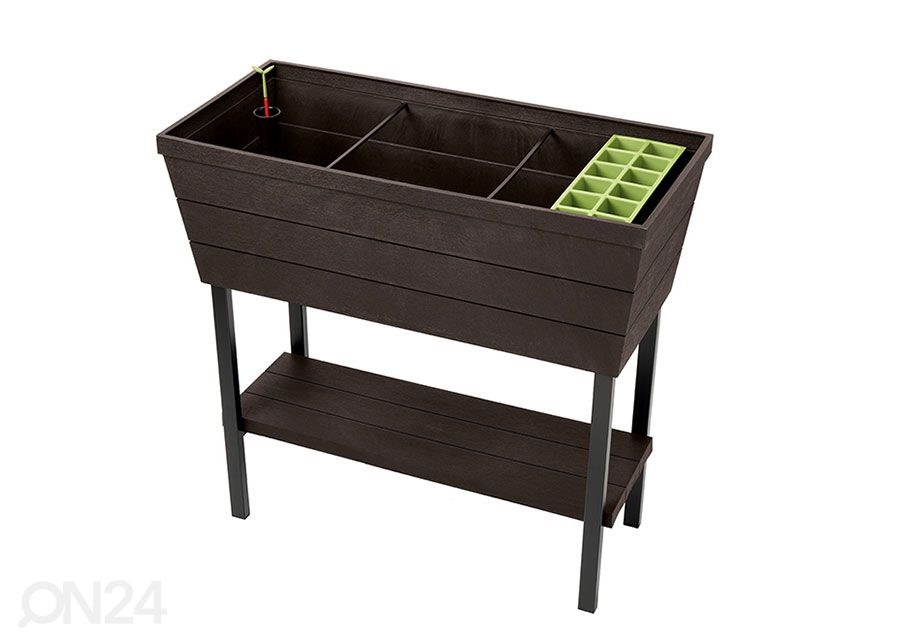 Istutuskast Keter Urban Bloomer 82x37x78 cm, pruun suurendatud