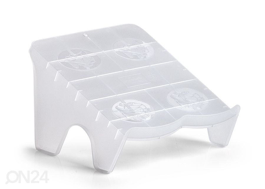 Jalanõude riiul suurendatud