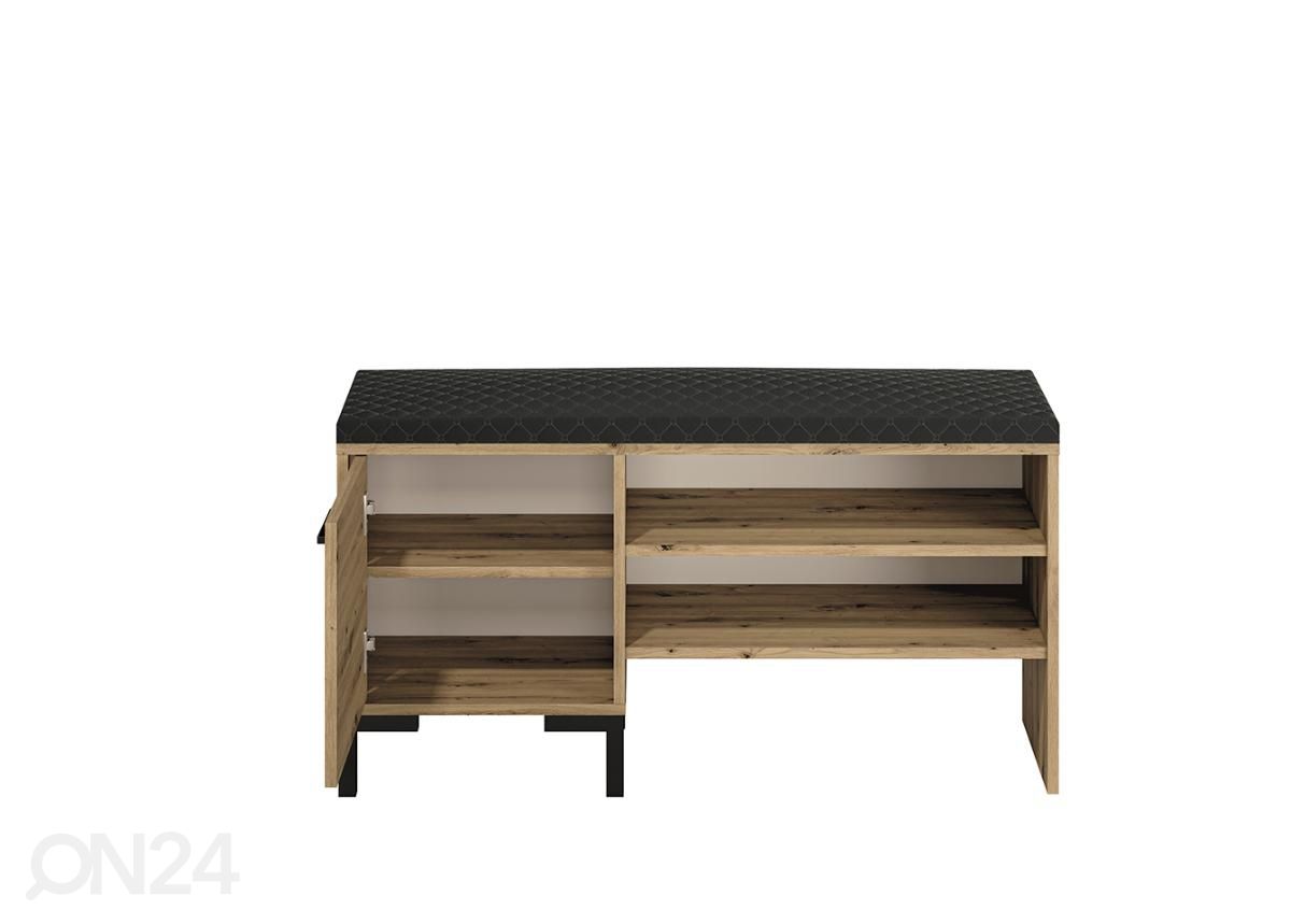 Jalanõudekapp / pink Porto 105 cm suurendatud
