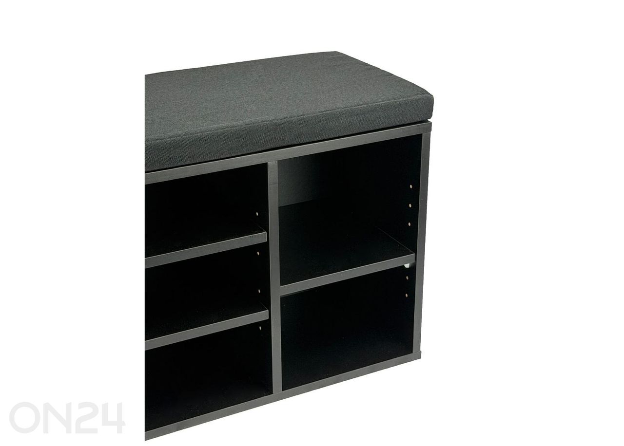 Jalanõuderiiul/pink 100 cm, must suurendatud