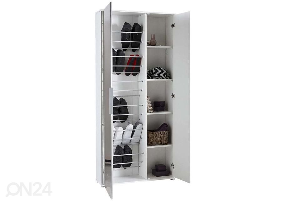 Jalatsikapp peegliga Ebony 2u suurendatud