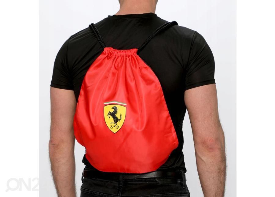 Jalatsikott Ferrari punane/must suurendatud