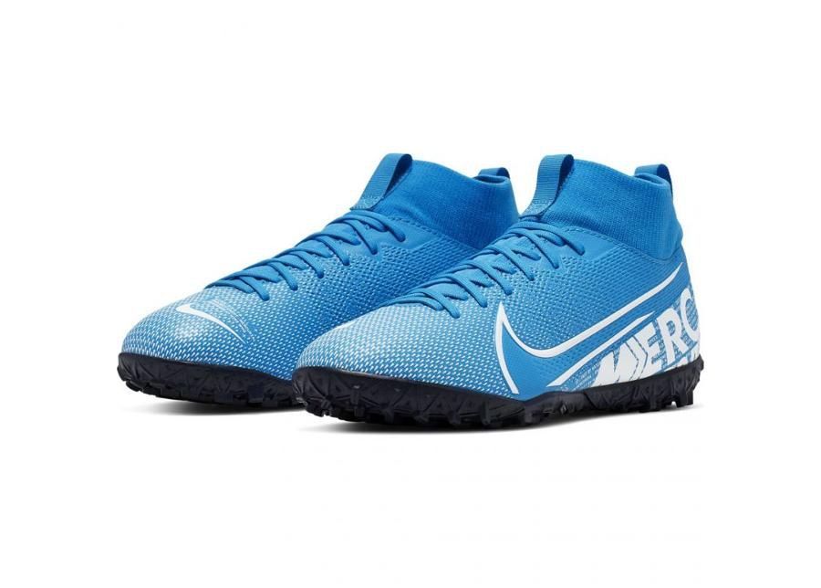 Jalgpallijalatsid lastele kunstmuru Nike Mercurial Superfly 7 Academy TF Jr AT8143 414 suurendatud