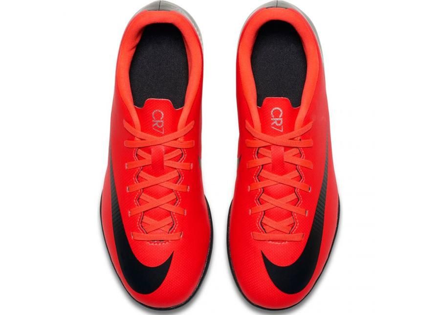 Jalgpallijalatsid lastele kunstmuru Nike Mercurial Vapor X 12 Club GS CR7 TF Jr AJ3106 600 suurendatud