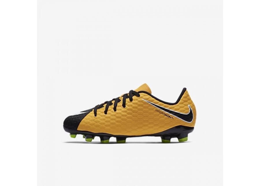 Jalgpallijalatsid lastele muru Nike Hypervenom Phelon III FG JR 852595 801 suurendatud