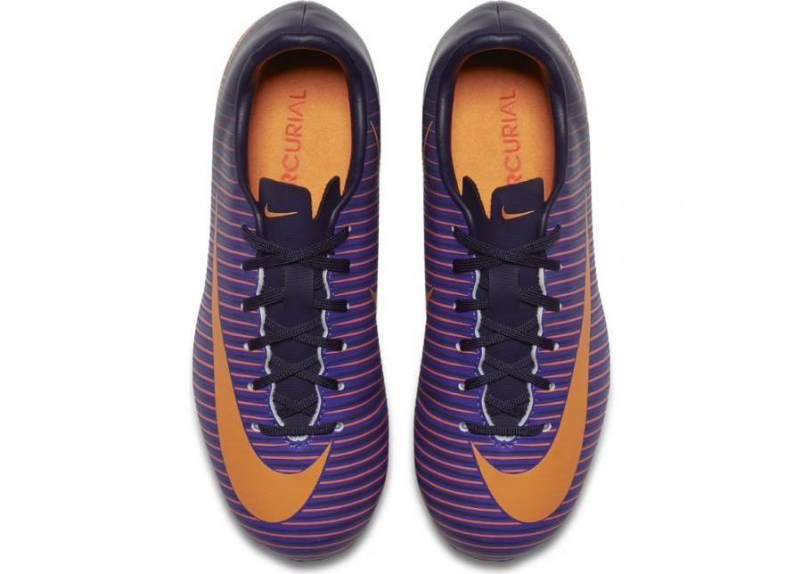 Jalgpallijalatsid lastele muru Nike Mercurial VAPOR XI FG Jr 831945-585 suurendatud