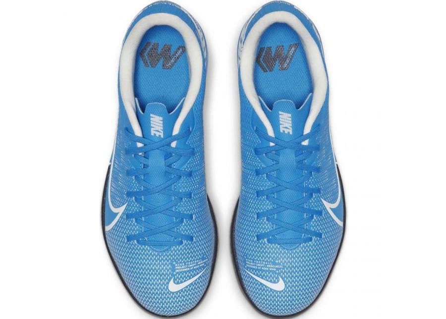 Jalgpallijalatsid lastele Nike Mercurial Vapor 13 Academy IC Jr AT8137-414 suurendatud