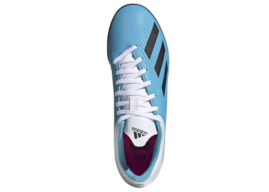 Jalgpallijalatsid meestele adidas X 19.4 TF M F35345 sinine suurendatud