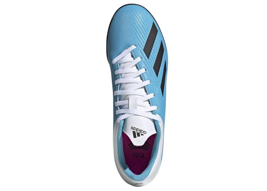 Jalgpallijalatsid meestele kunstmuru adidas X 19.4 TF M F35345 sinine suurendatud