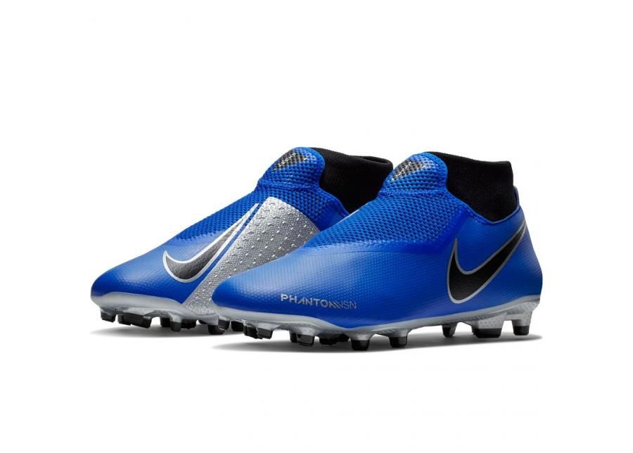 Jalgpallijalatsid meestele muru/kunstmuru Nike Phantom VSN Academy DF FG/MG M AO3258 400 suurendatud