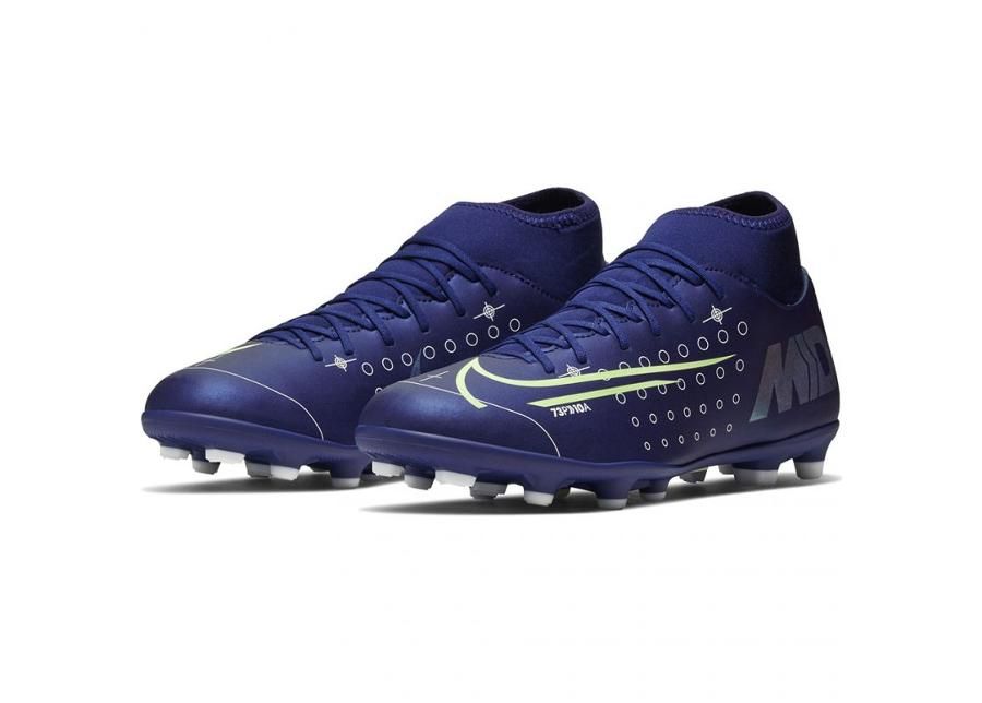 jalgpallijalatsid muru/kunstmuru lastele Nike Mercurial Superfly 7 Club MDS FG/MG Jr BQ5418 401 suurendatud