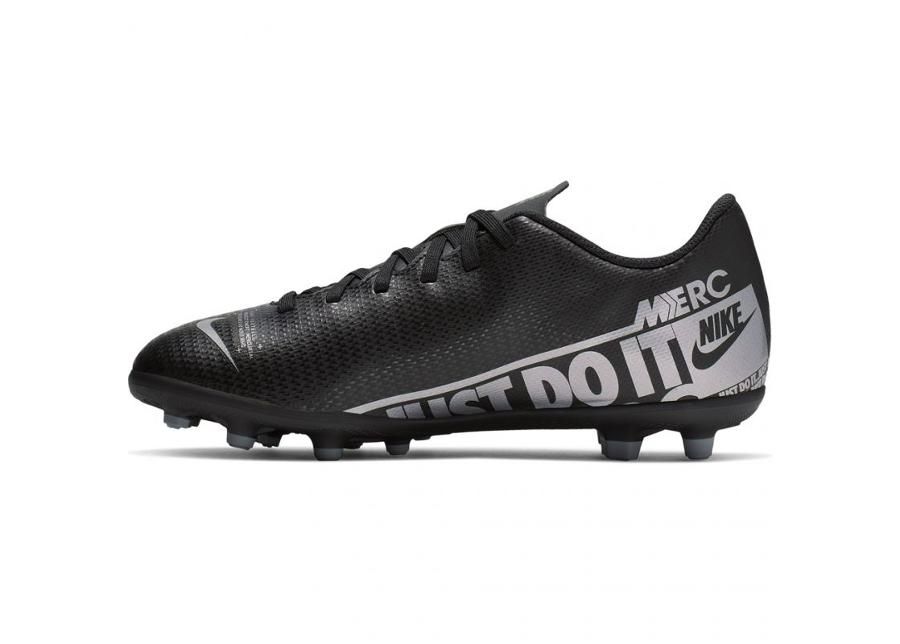 jalgpallijalatsid muru/kunstmuru lastele Nike Mercurial Vapor 13 Club FG/MG JR AT8161 001 must suurendatud