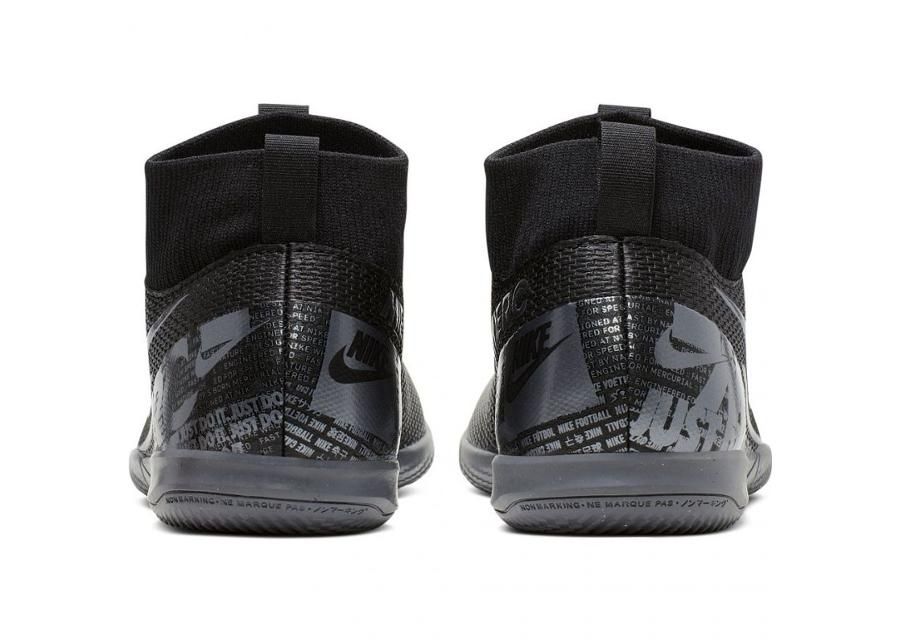 jalgpallijalatsid saali lastele Nike Mercurial Superfly 7 Academy IC JR AT8135 001 must suurendatud