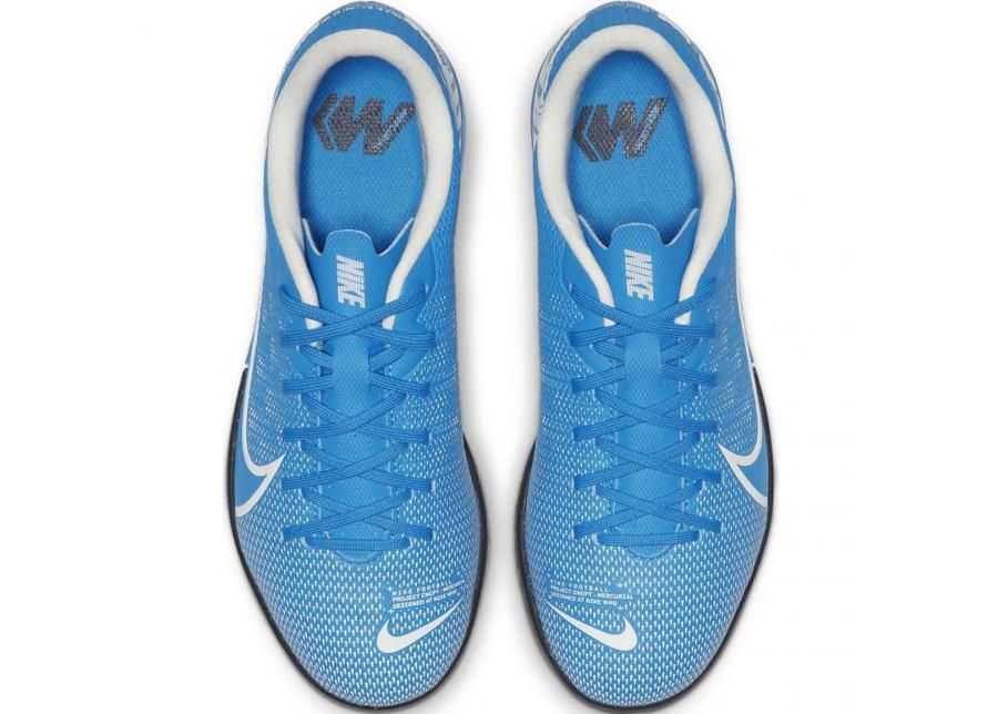 jalgpallijalatsid saali lastele Nike Mercurial Vapor 13 Academy IC Jr AT8137-414 suurendatud