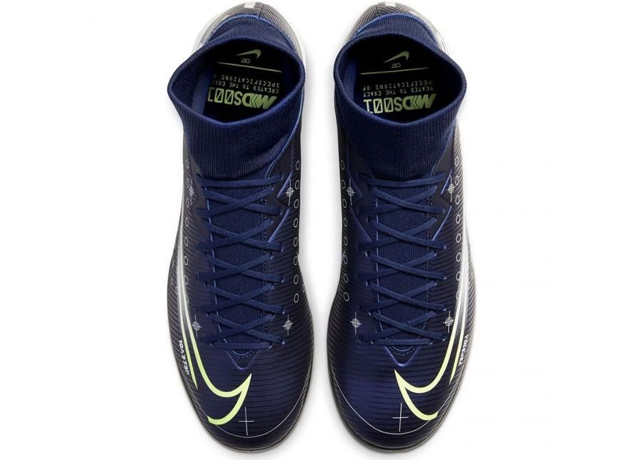 Jalgpallijalatsid saali meestele Nike Mercurial Superfly 7 Academy MDS IC M BQ5430-401 suurendatud