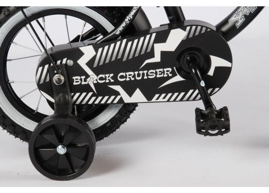 Jalgratas lastele Yipeeh must Cruiser 12 tolli Volare suurendatud