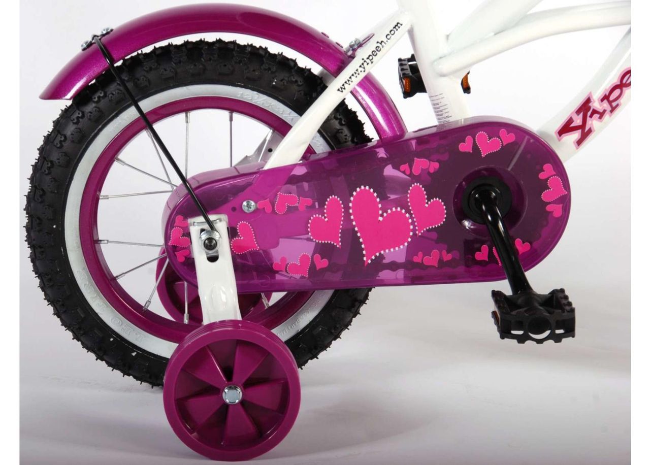 Jalgratas tüdrukutele Heart Cruiser 12 tolli Yipeeh suurendatud