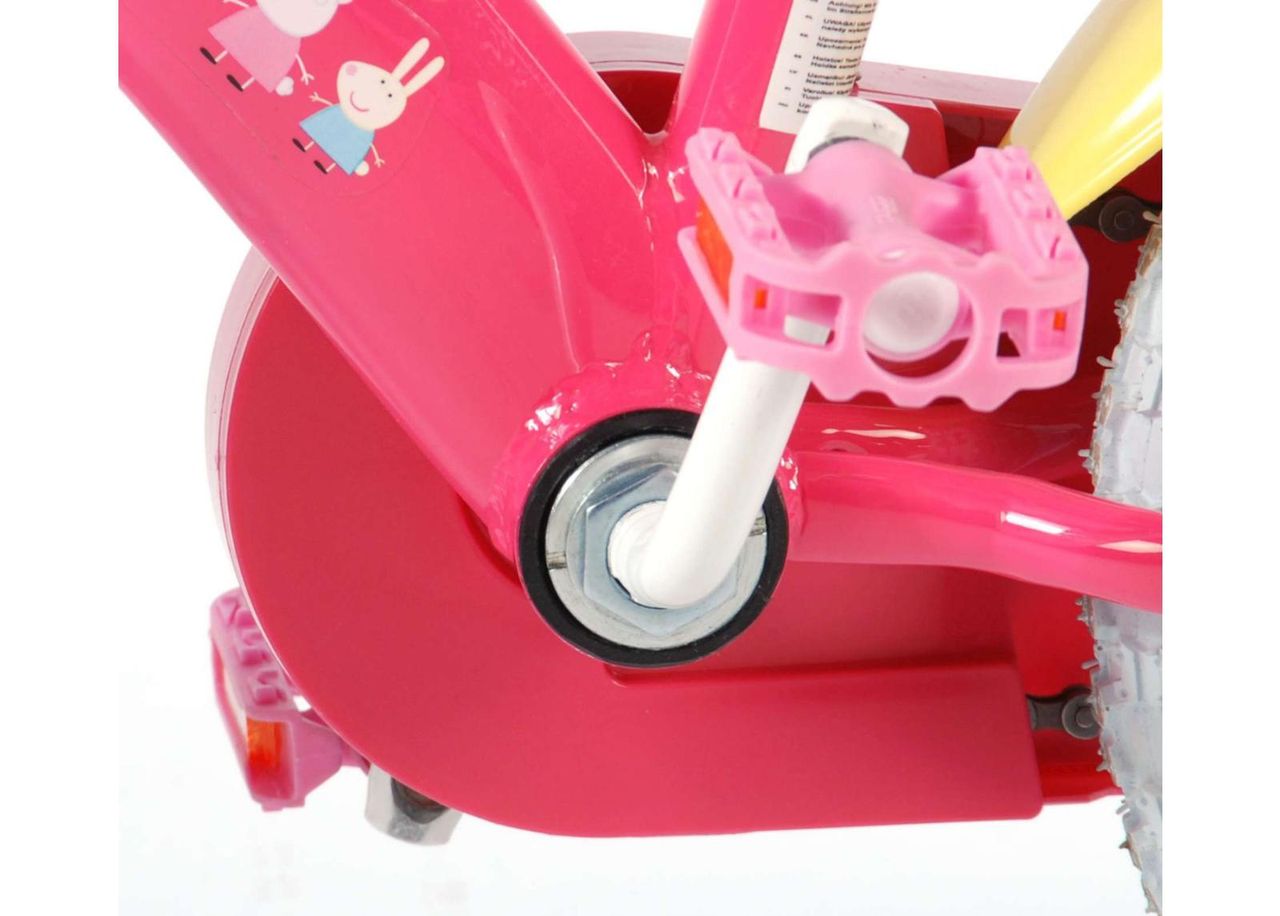 Jalgratas tüdrukutele Peppa Pig 12 tolli suurendatud