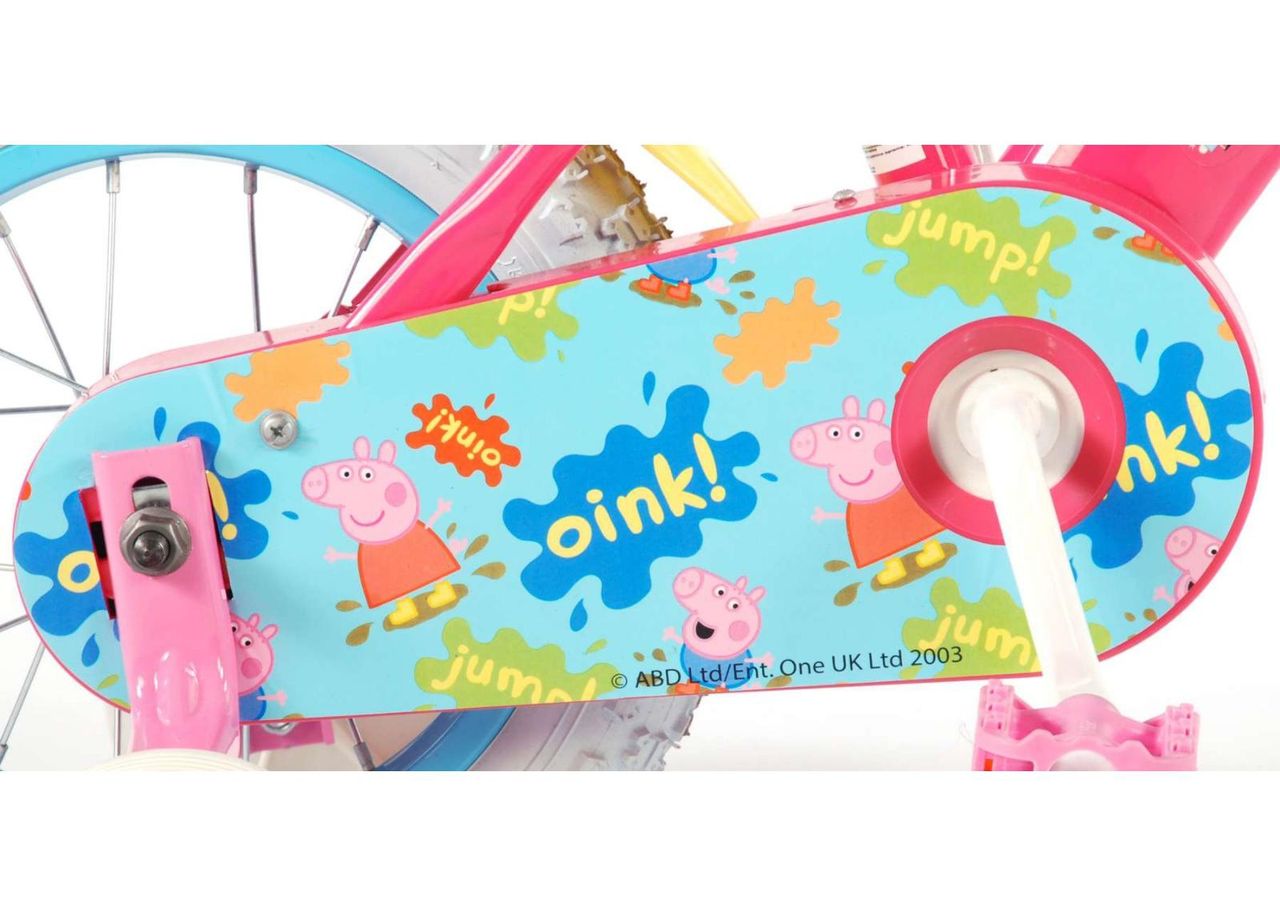 Jalgratas tüdrukutele Peppa Pig 12 tolli suurendatud