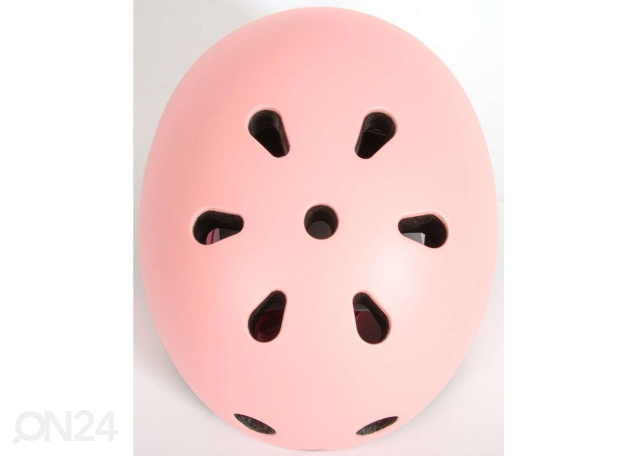 Jalgratta kiiver lastele heleroosa 45-51 cm suurendatud