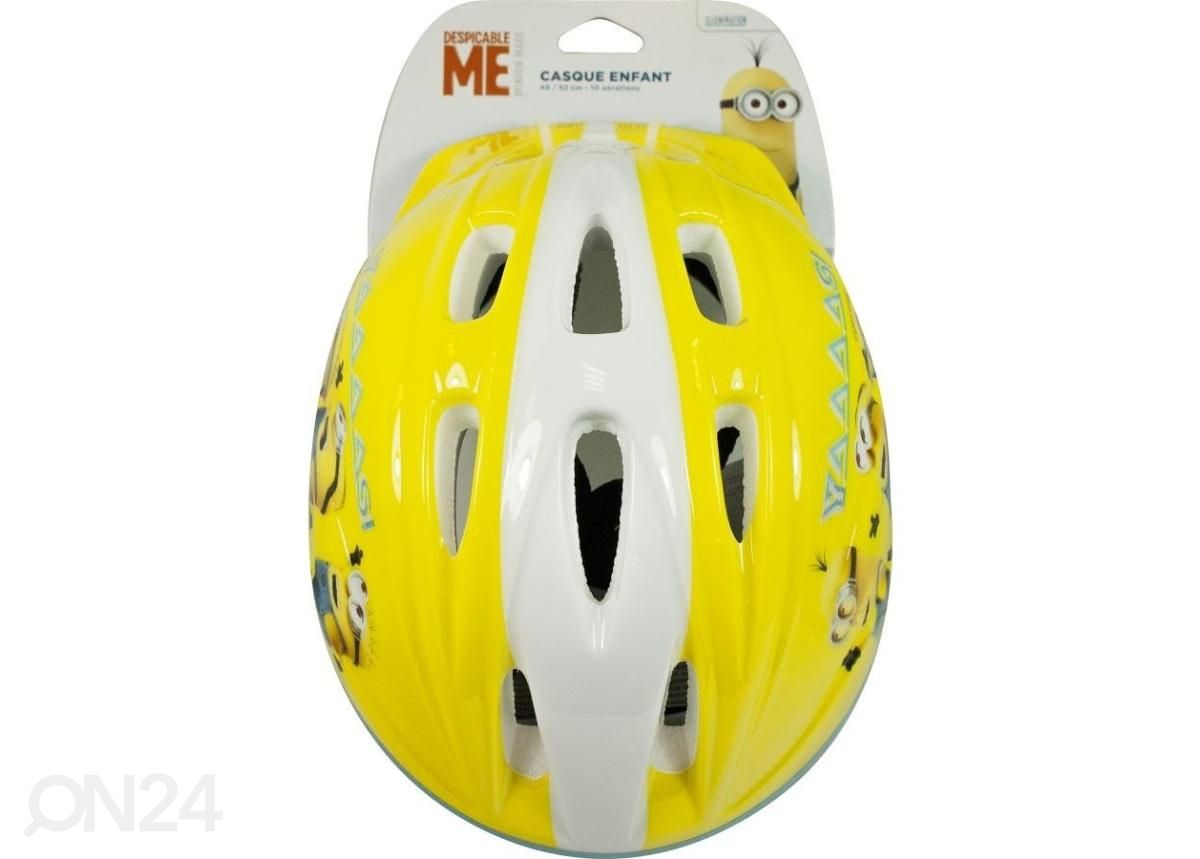 Jalgrattakiiver lastele Minions Yaaaas! Kollane suurendatud