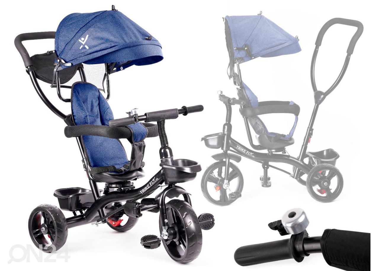 Jalutuskäru / kolmarattaline jalgratas Trike Fix Lite suurendatud