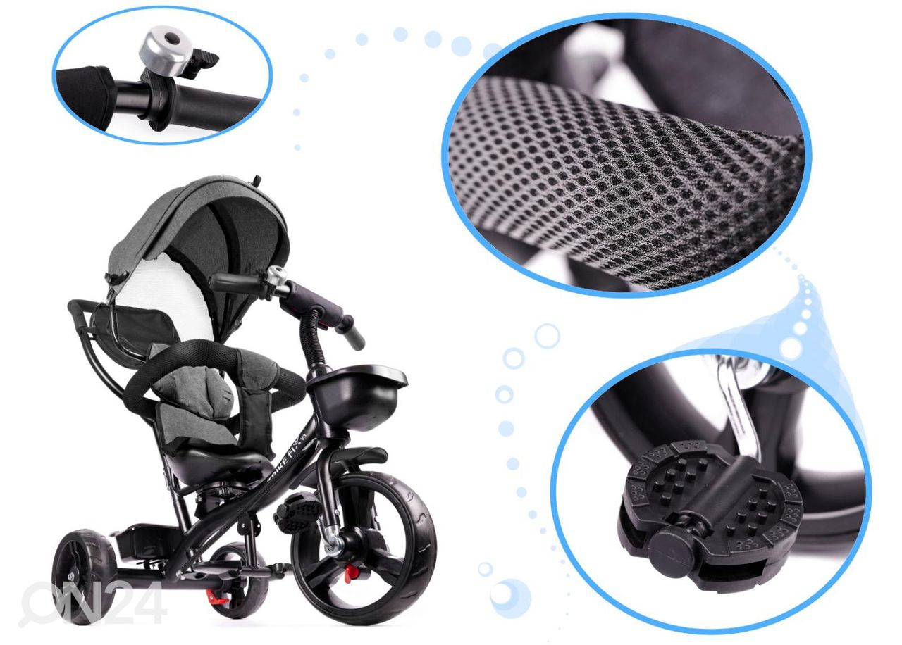 Jalutuskäru / kolmarattaline jalgratas Trike Fix Lite suurendatud