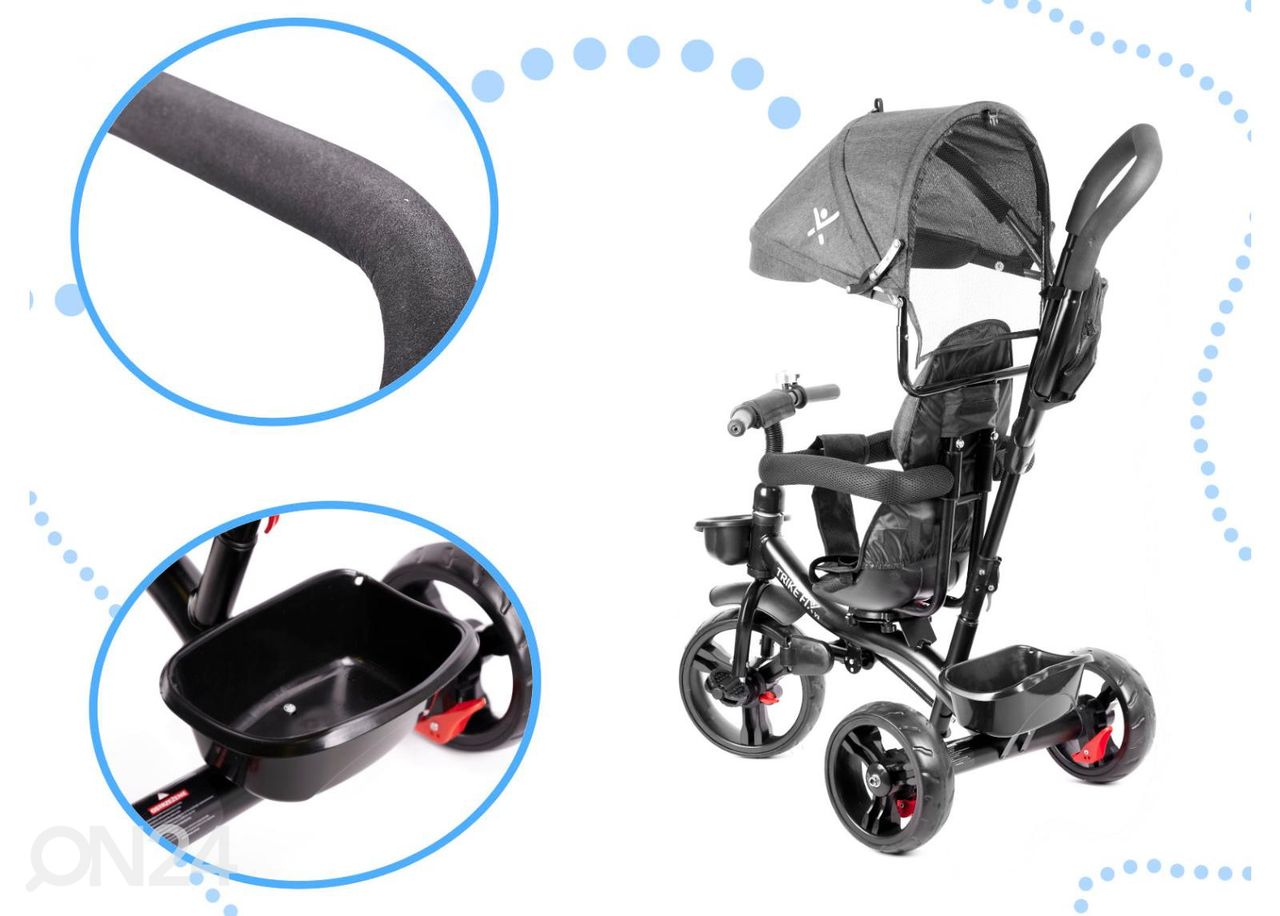 Jalutuskäru / kolmarattaline jalgratas Trike Fix Lite suurendatud