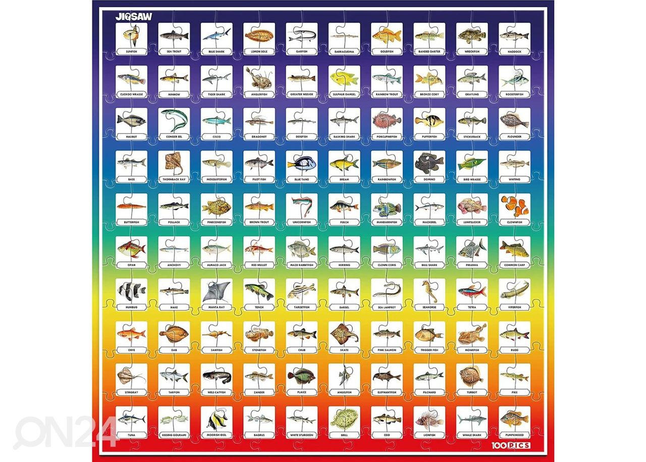 Jigsaw Quiz pusle viktoriiniga Fish suurendatud