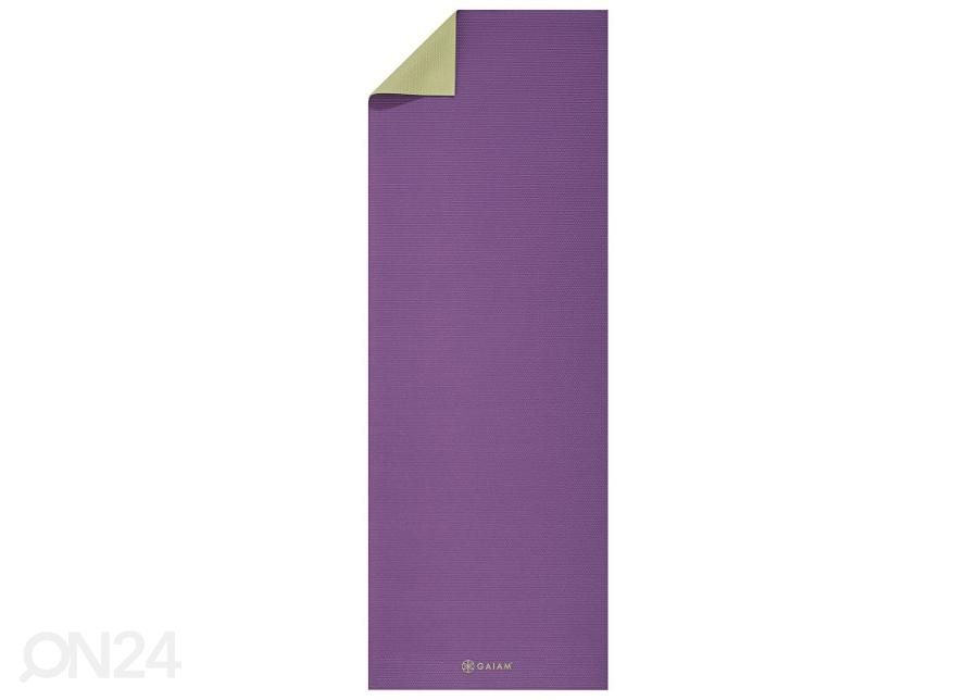 Joogamatt kahepoolne Gaiam Grape Cluster 4mm suurendatud